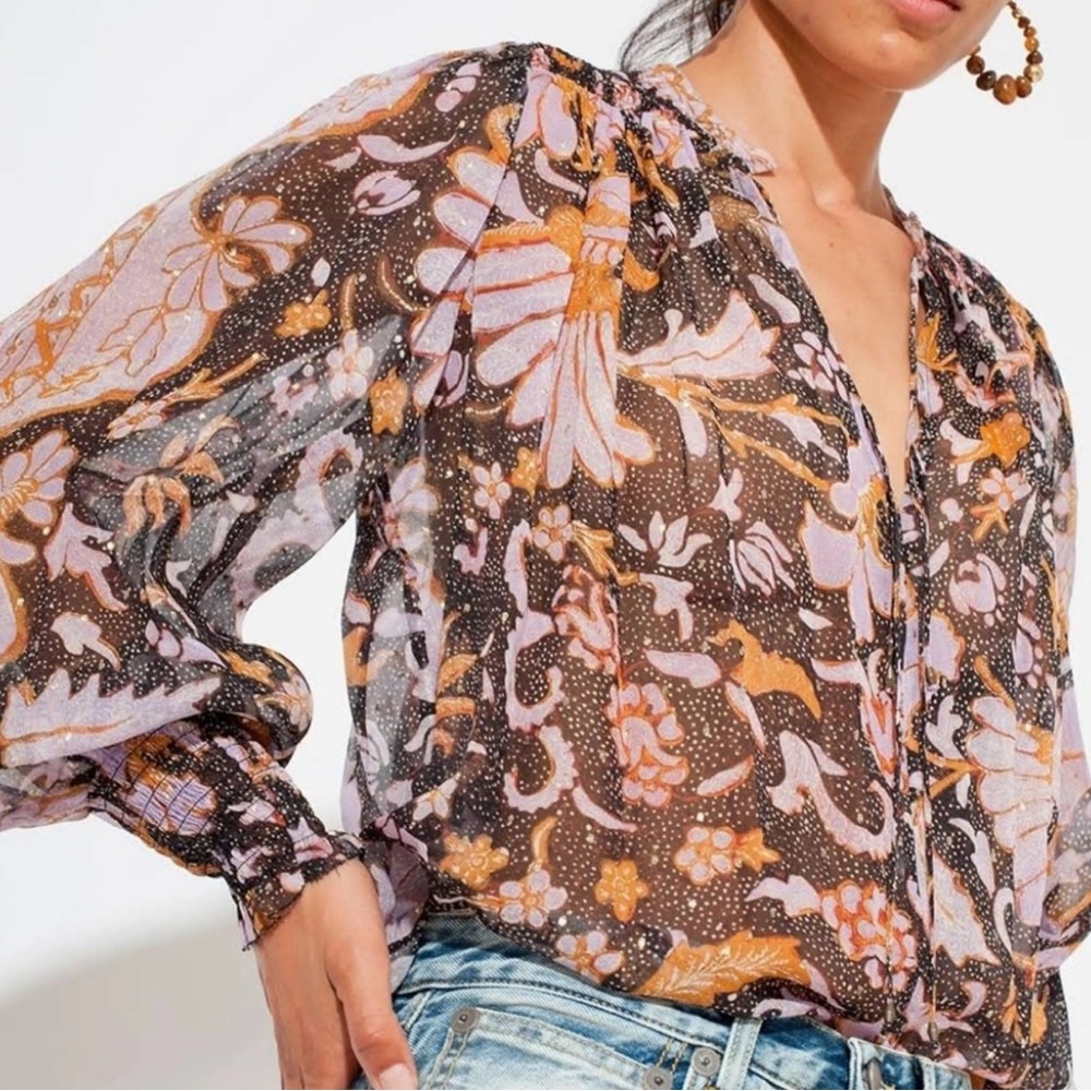 OPT/Nordstrom sheer blouse